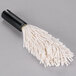 A white cleaning brush with a black tube and white thread.