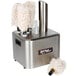 A Bar Maid stainless steel polishing head set with four brushes on a counter.