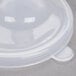A clear plastic lid with a lid on top.
