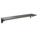 An Advance Tabco stainless steel flat tray slide shelf with fixed brackets.