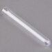 A close up of a clear plastic Choice test tube.