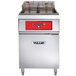 A Vulcan commercial electric floor fryer with digital controls.