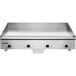 A Vulcan countertop electric griddle with white cover over the griddle plate.