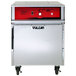 A silver and red rectangular Vulcan VCH5 cook and hold oven with a red panel.