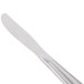 A close-up of a Libbey stainless steel bread and butter knife.