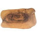 An American Metalcraft faux olive wood melamine serving board with an organic wood pattern.