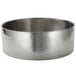 A 16" stainless steel American Metalcraft serving bowl with a hammered finish.