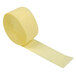 A roll of yellow paper streamer.