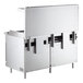 A large stainless steel Cooking Performance Group range with two ovens and a griddle.