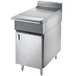 A stainless steel Vulcan spreader cabinet with a drawer.