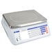 A Cardinal Detecto D30 digital price computing scale with a silver tray.