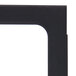 A black rectangular Solwave door gasket with a white border.