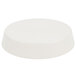 An ivory oval baker dish with a white background.