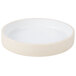A white Chef & Sommelier stackable bowl with a white rim.