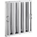A Steelton stainless steel hood filter with four bars.