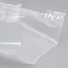 An ARY VacMaster clear plastic vacuum packaging bag with a zipper.