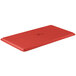 A red rectangular MFG Tray Supreme Display Tray.