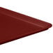 A burgundy rectangular MFG Tray for display.