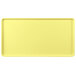 A yellow rectangular MFG Tray display tray.
