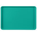 A mint green rectangular MFG Tray with a black border.