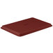 A burgundy fiberglass MFG Tray display tray with a white background.