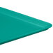 A mint green MFG fiberglass market tray.