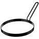 A black round Tablecraft egg ring with a handle.