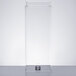 A clear rectangular acrylic chamber with a black border and a small round metal lid.