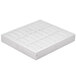 A white square Perfect Fry air filter with a grid pattern.