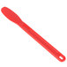 A red polypropylene sandwich spreader with a handle.