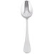 A stainless steel Libbey Baguette II dessert spoon with a silver handle.