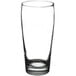 An Anchor Hocking pub glass with a clear rim on a white background.