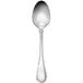 A Reserve by Libbey stainless steel teaspoon with a Baroque handle.