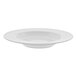 A 10 Strawberry Street Royal White porcelain soup bowl with a wide rim on a white background.