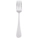 A stainless steel Libbey Baguette II dinner fork with a silver handle.
