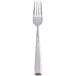 A Libbey stainless steel dessert/salad fork with a long silver handle.