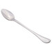 A Libbey stainless steel iced tea spoon with a silver handle.