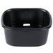 A black plastic Waring jar pad with a handle on a counter.