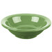 A sage green Libbey porcelain fruit bowl.