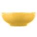 A yellow Libbey Cantina porcelain bowl.