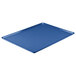 A blue rectangular Cambro dietary tray.