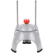 A grey Vollrath Wedgemaster II with a red knob.