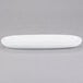 A white rectangular Libbey porcelain tray with rounded edges.