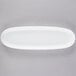 A Libbey white porcelain oval tray.