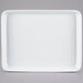 A Libbey white rectangular porcelain pan.