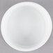 A Libbey ultra bright white porcelain monorail bowl on a gray surface.