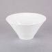 A Libbey white porcelain bowl with a small rim.