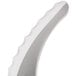 A Robot Coupe coarse serrated edge blade with a silver handle.