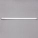A Satco T8 fluorescent tube light with white ends.