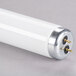 A close-up of a Satco HyGrade 48" Daylight fluorescent tube with white ends.